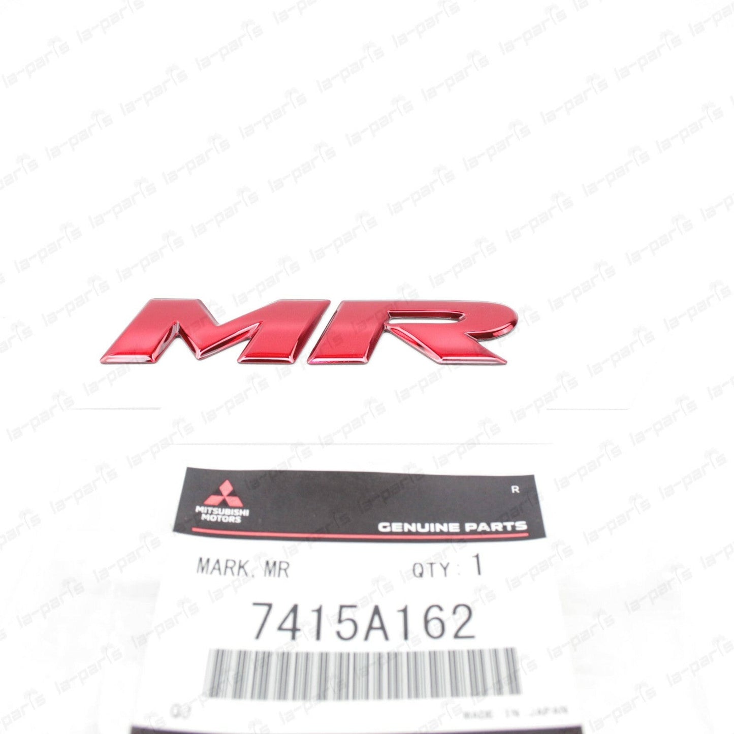 New Genuine Mitsubishi Evolution MR Emblem Rear Badge 7415A162