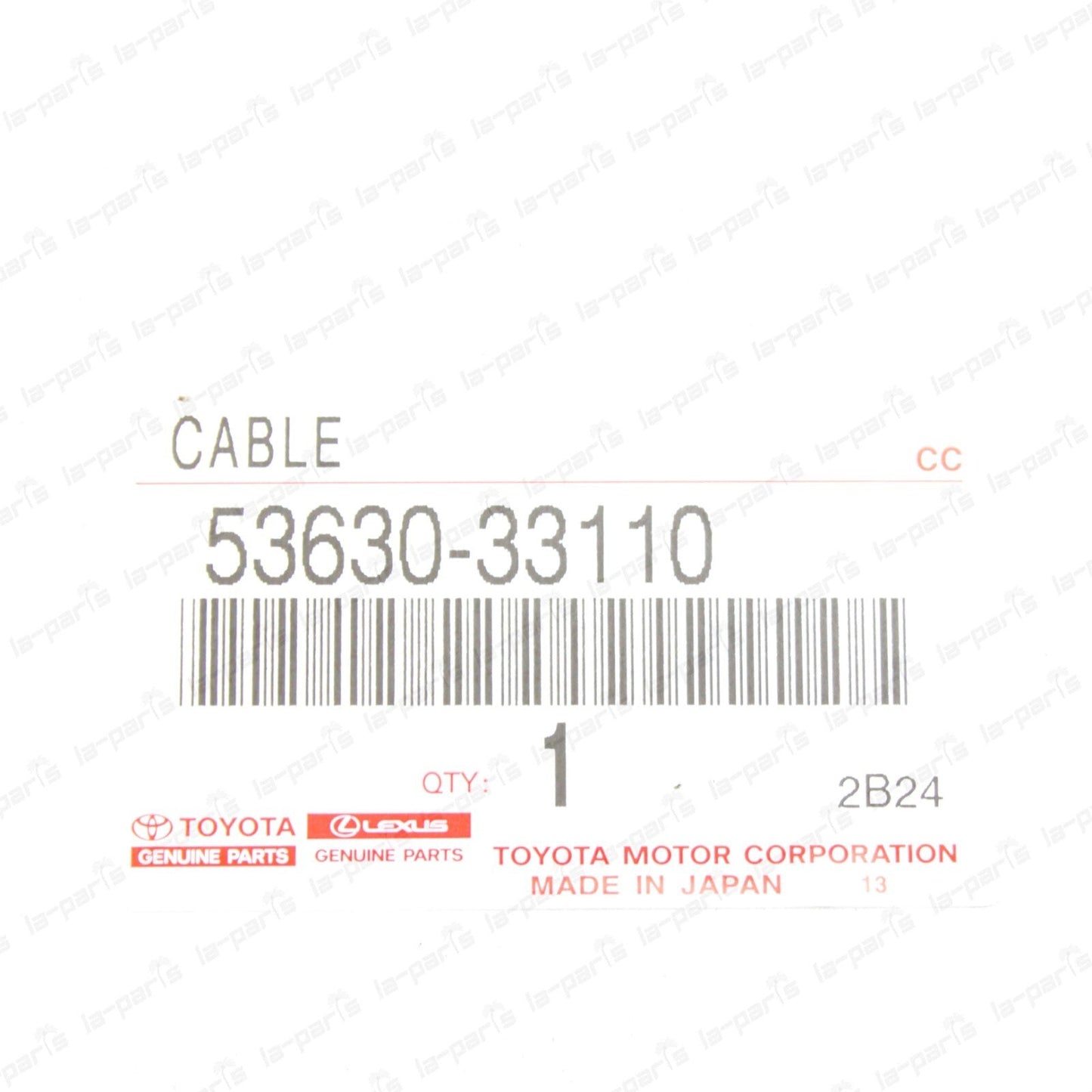 New Genuine Toyota 02-06 Camry Hood Lock Release Cable 53630-33110