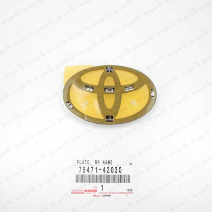 New Genuine For Toyota  07-14 FJ Cruiser Rear Door Emblem Badge 75471-42030
