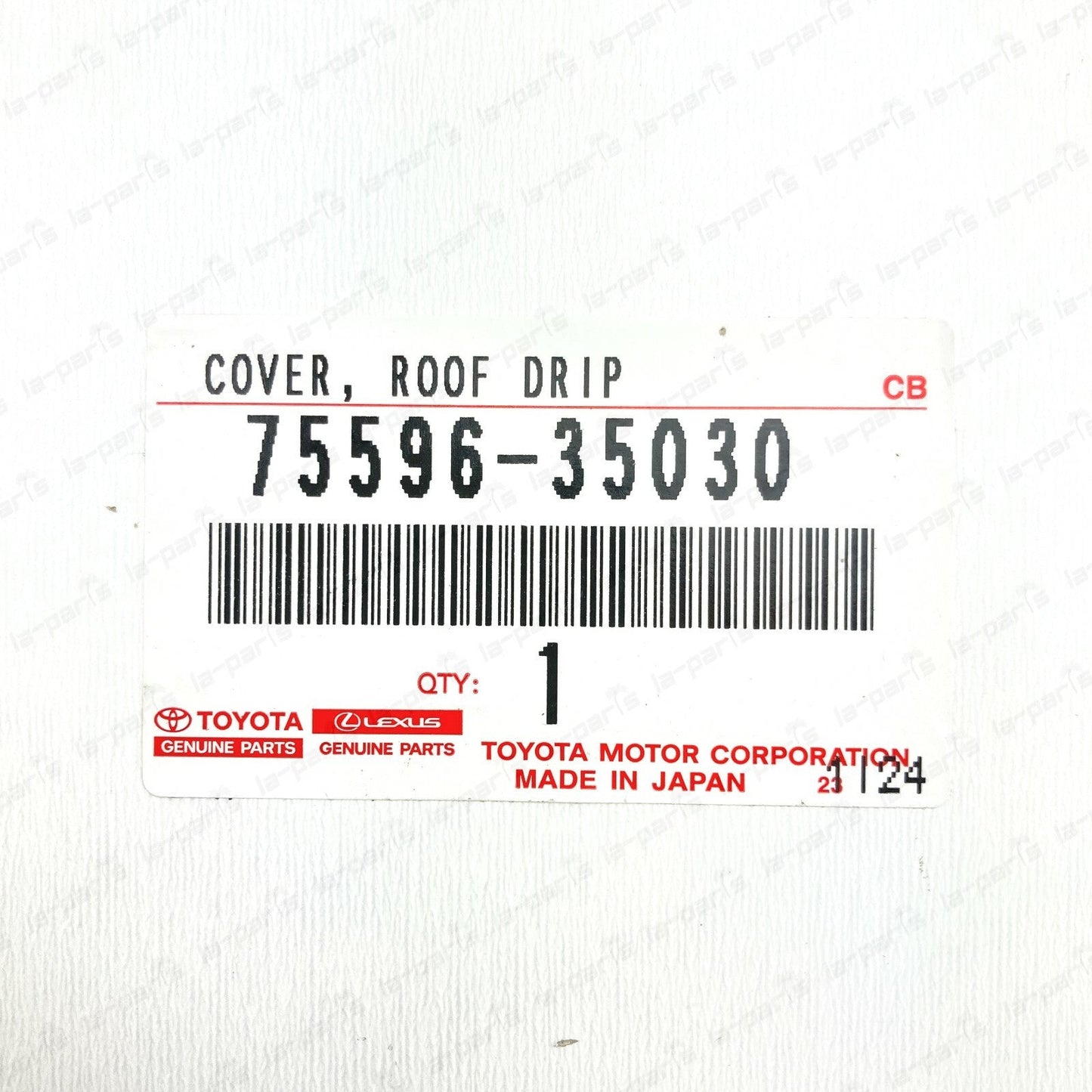 NEW GENUINE TOYOTA LEXUS ROOF HOLE COVER 75596-35030