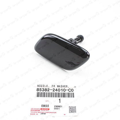 Genuine Lexus 02-05 SC430 Driver Headlight Washer Nozzle Black 85382-24010-C0
