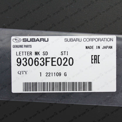 New Genuine Subaru 2004 Impreza WRX STi GDB Side Front Door STi Decals Stickers