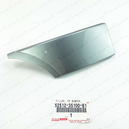 NEW GENUINE TOYOTA FJ CRUISER GRAY FRONT RIGHT BUMPER FILLER 52512-35100-B1