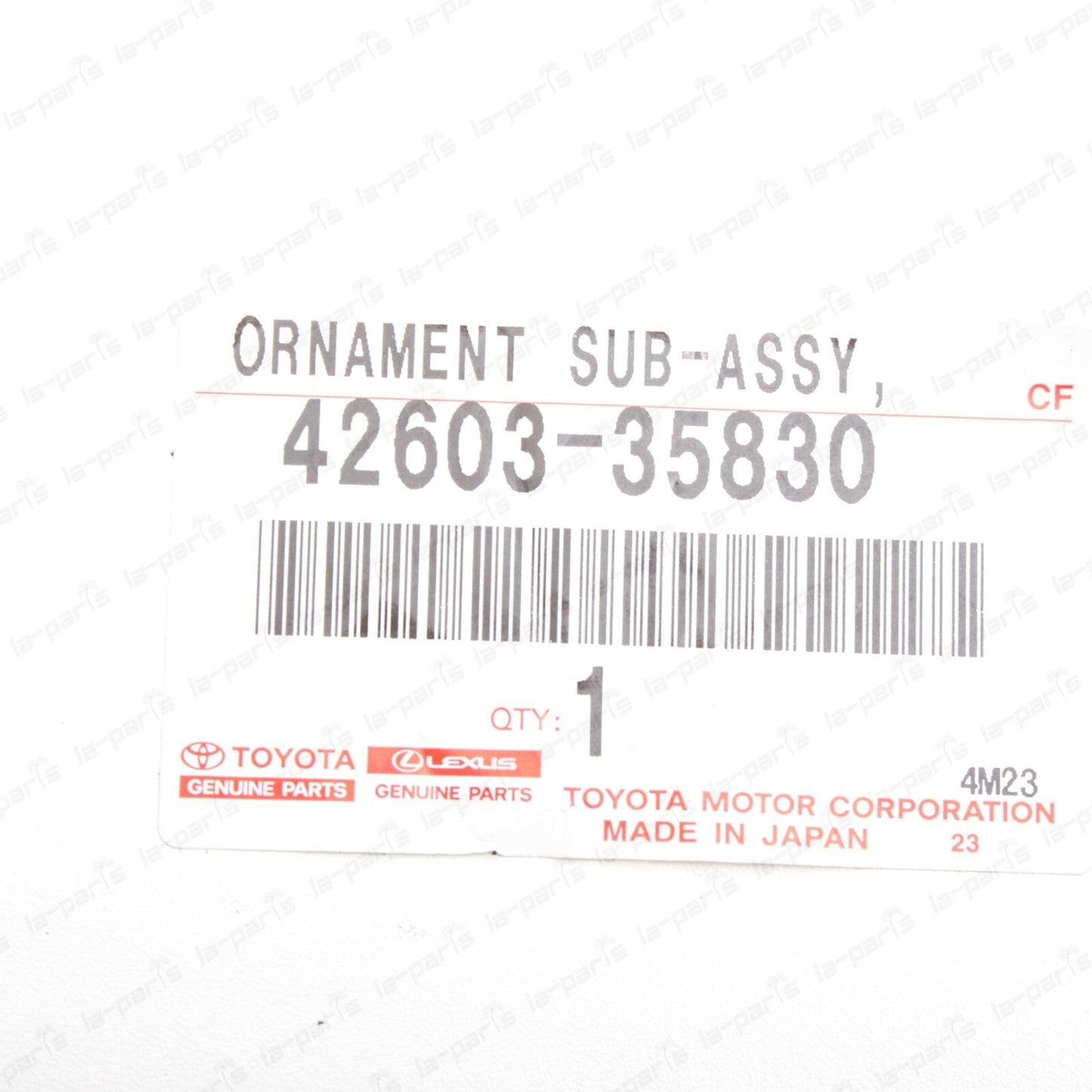 New Genuine OEM Toyota 05-09 4Runner Wheel Center Cap 42603-35830