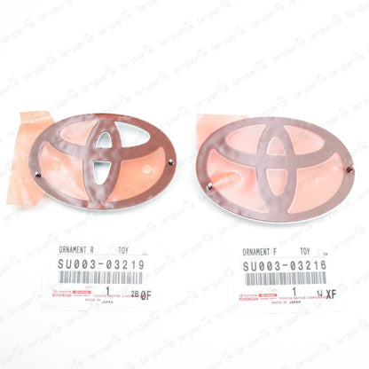 GENUINE TOYOTA 13-16 GT FT 86 SCION FR-S FRS FRONT & REAR CHROME EMBLEM BADGES