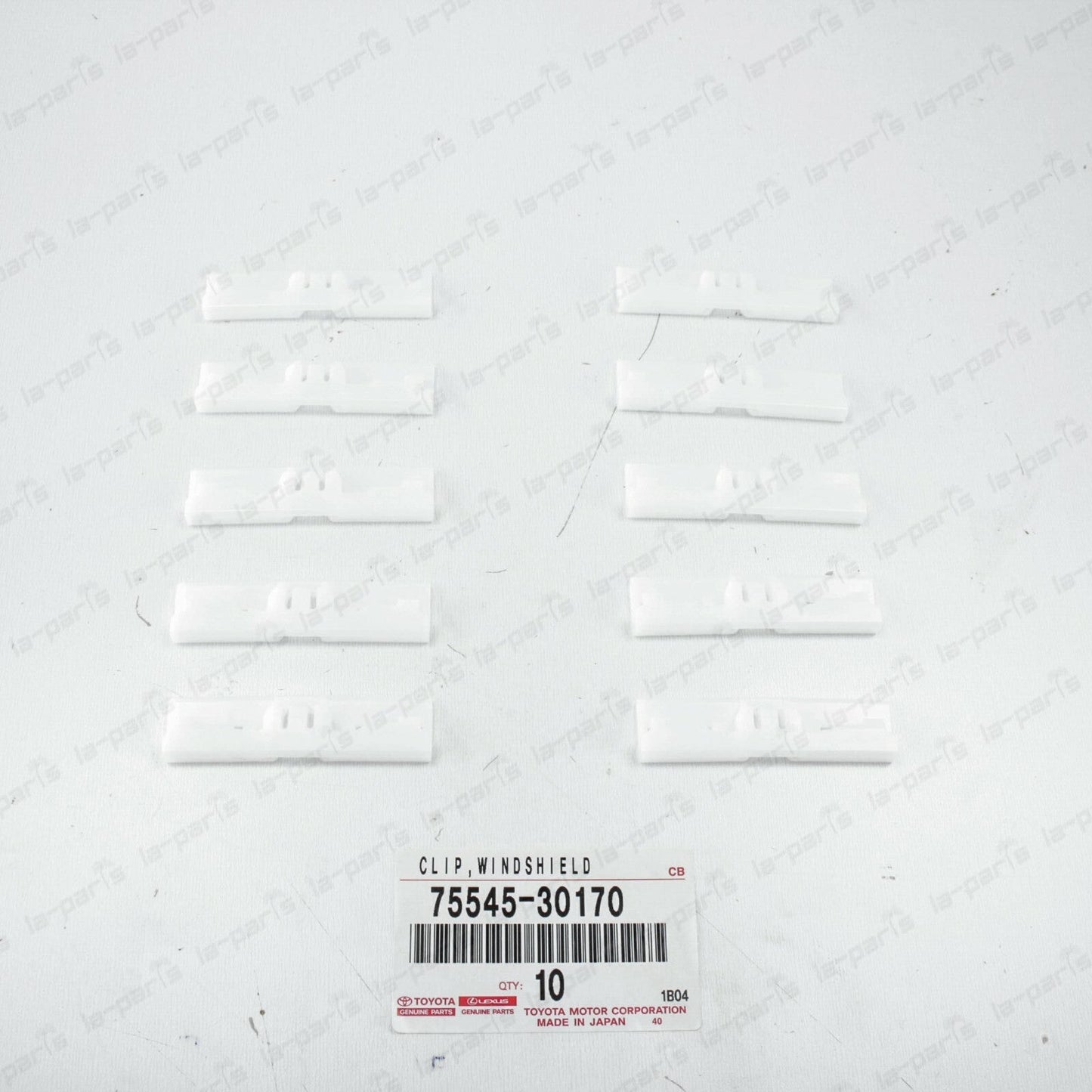 NEW GENUINE FOR LEXUS IS250 IS350 2014-2018 WINDSHIELD SIDE MOULDING CLIPS SET