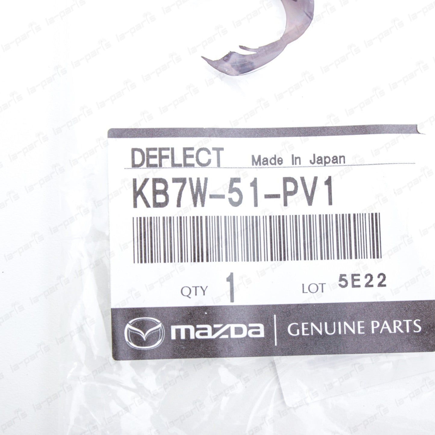 Genuine Mazda 17-24 CX-5 Passenger Quarter Panel Mud Shield Mudguard KB7W-51-PV1