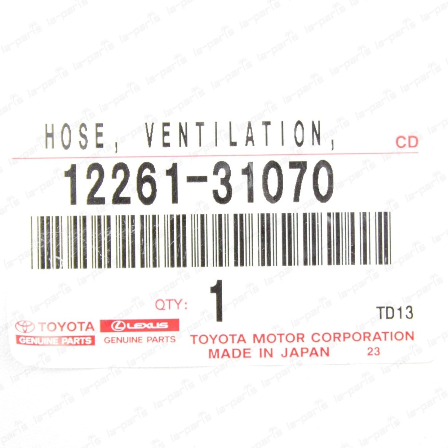 New Genuine Toyota 07-12 Avalon ES350 07-17 Camry Ventilation Hose 12261-31070
