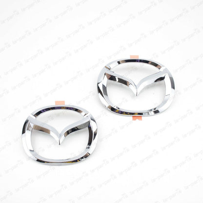 NEW GENUINE MAZDA RX-7 FD3S FRONT & REAR BADGE EMBLEM SET JDM SPIRIT R