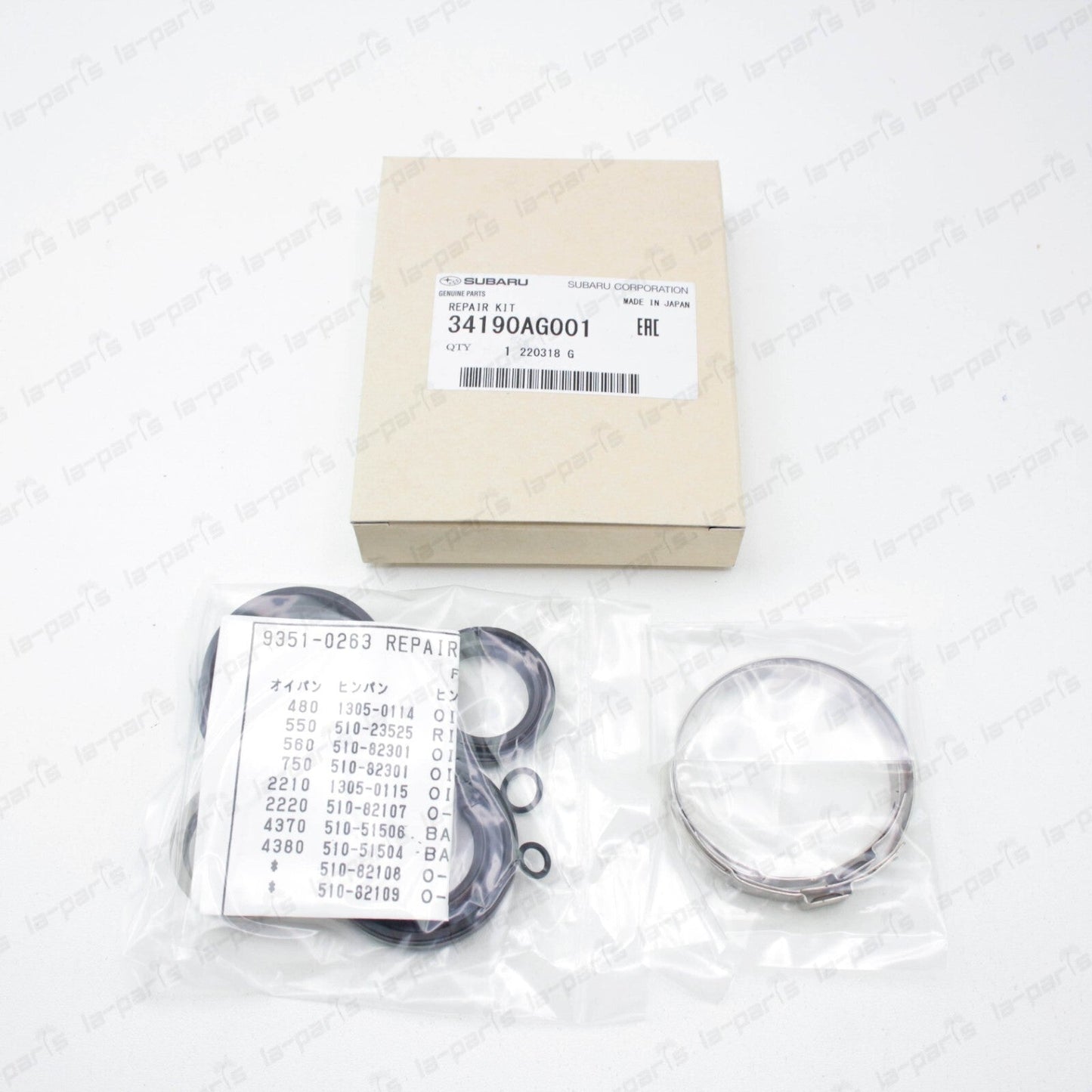 GENUINE SUBARU IMPREZA FORESTER OUTBACK LEGACY RACK & PINION SEAL REPAIR KIT