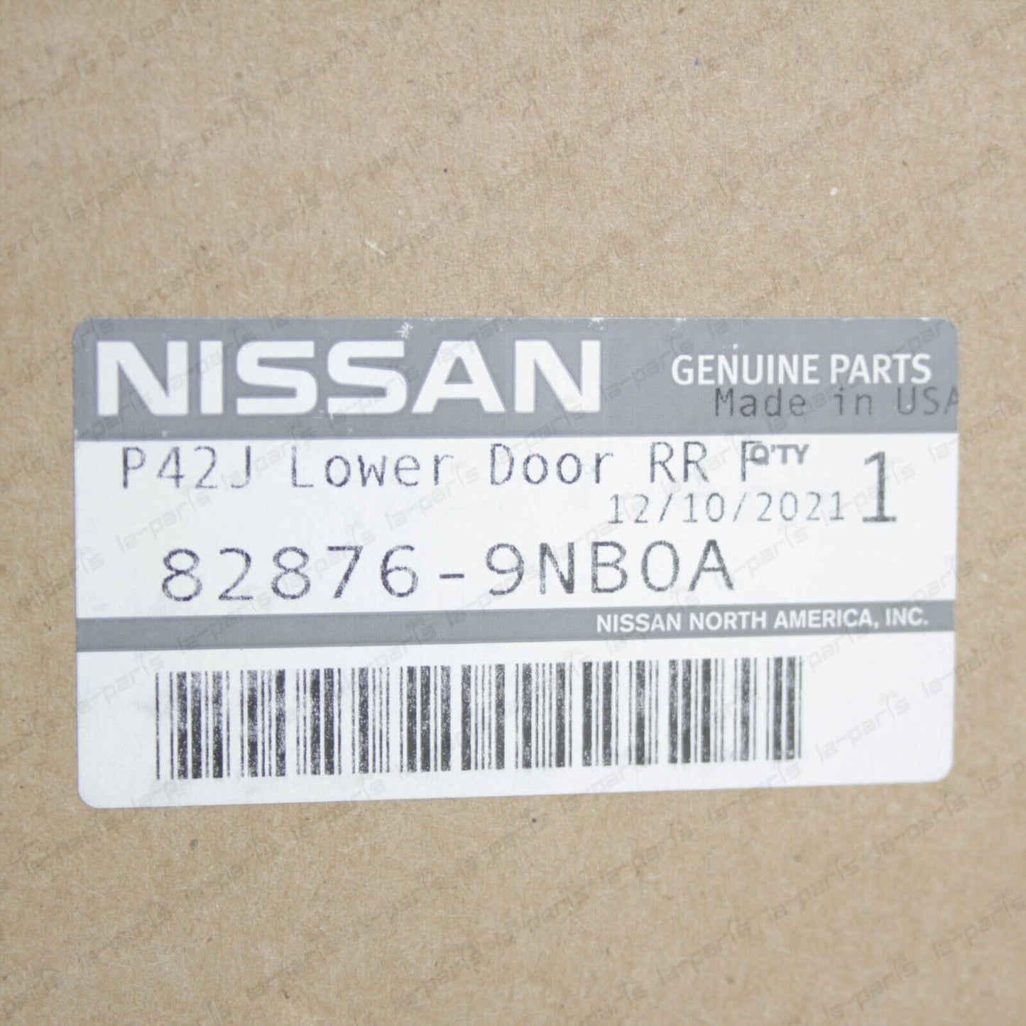 New Genuine Infiniti 2016-2020 Qx60 Rear Right Lower Door Moulding 82876-9Nb0A