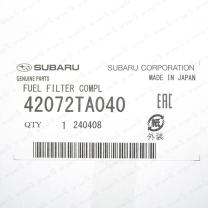 New Genuine OEM Subaru Sambar Truck Van KS3 KS4 KV3 KV4 Fuel Filter 42072TA040