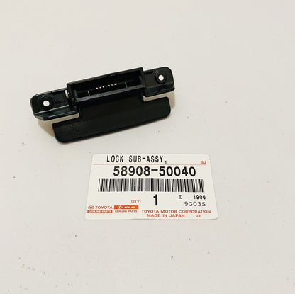 GENUINE LEXUS 01-06 LS430 CENTER CONSOLE COMPARTMENT COVER LOCK 58908-50040