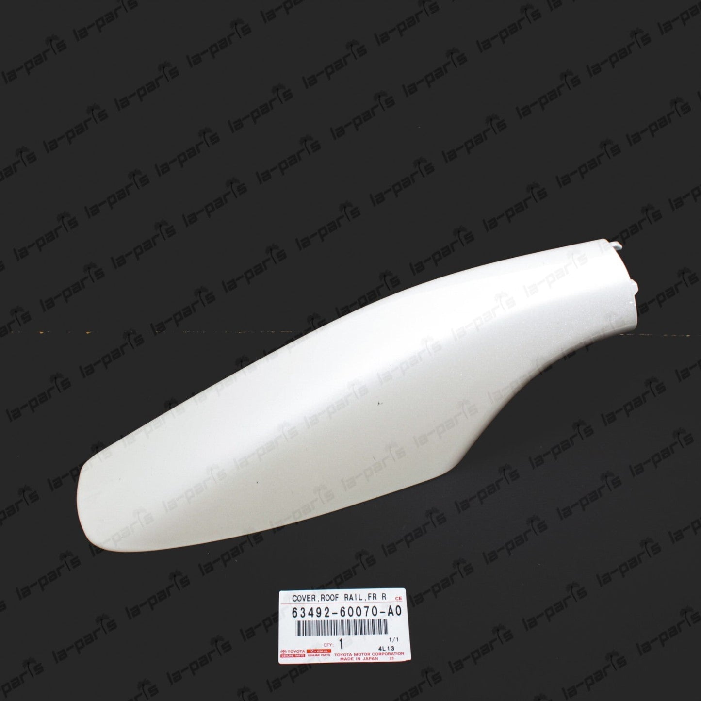 Genuine Lexus LX470 White Pearl Front Driver Roof Rack Leg Cover 63492-60070-A0