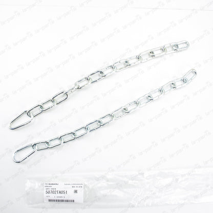 New Genuine Subaru Sambar KS3 KS4 KV3 KV4 TT1 TT2 Gate Chain 50702TA051 SET of 2