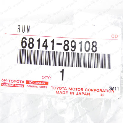 New Genuine Toyota 84-89 4Runner Pickup Front Door With Vent Glass Run Channel