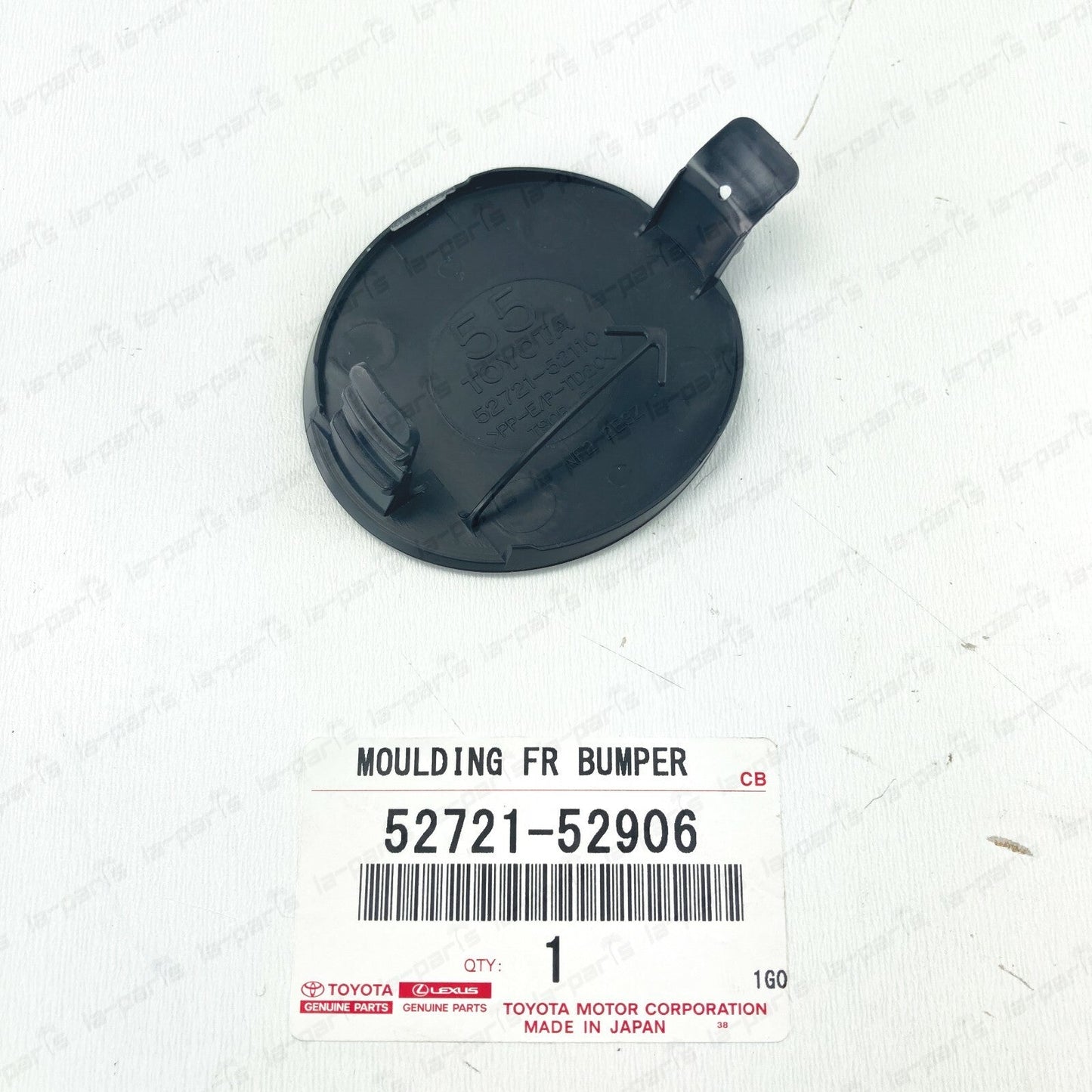 GENUINE TOYOTA 2007-2016 YARIS FRONT BUMPER TOW EYE CAP COVER 52721-52906