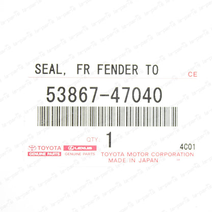 New Genuine OEM Toyota 12-17 Prius V Driver Side Fender To Cowl Hood Side Seal