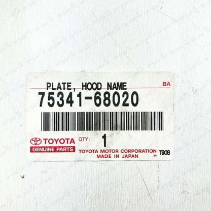NEW GENUINE TOYOTA NETZ EMBLEM CHROME BADGE JDM 75341-68020