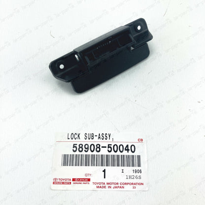 GENUINE LEXUS 01-06 LS430 CENTER CONSOLE COMPARTMENT COVER LOCK 58908-50040