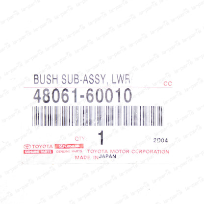 NEW GENUINE TOYOTA 91-97 LAND CRUISER FJ80 LX450 LOWER ARM BUSH 48061-60010
