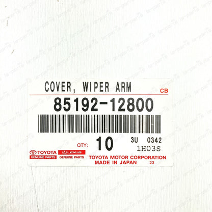 GENUINE TOYOTA 4RUNNER COROLLA TUNDRA FRONT WIPER ARM NUT COVER 85192-12800 2PCS