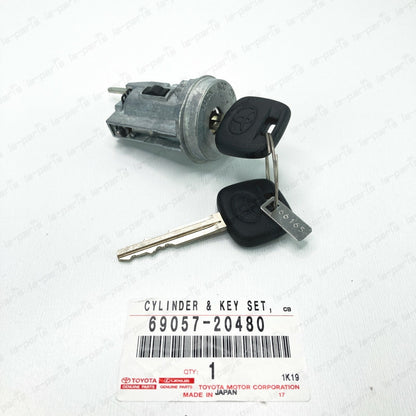 GENUINE 69057-20480 FOR TOYOTA  CYLINDER & KEY SET, IGNITION SWITCH LOCK