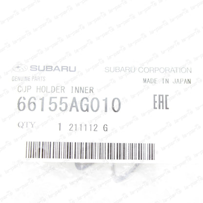 Genuine Subaru 08-19 Impreza WRX STi Center Console Cup Holder Insert 66155AG010