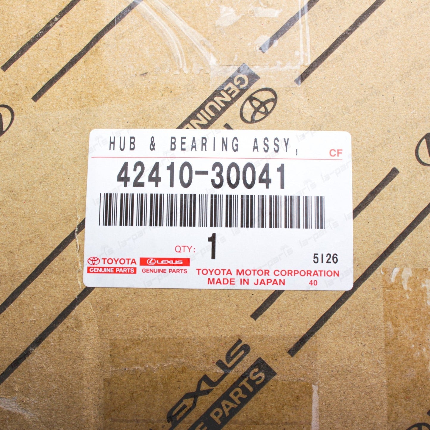 New Genuine OEM Lexus 2013-2023 GS IS RC Rear Wheel Hub Bearing 42410-30041