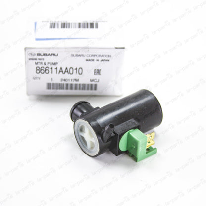 New Genuine OEM Subaru 90-08 Front Windshield Washer Fluid Pump 86611AA010
