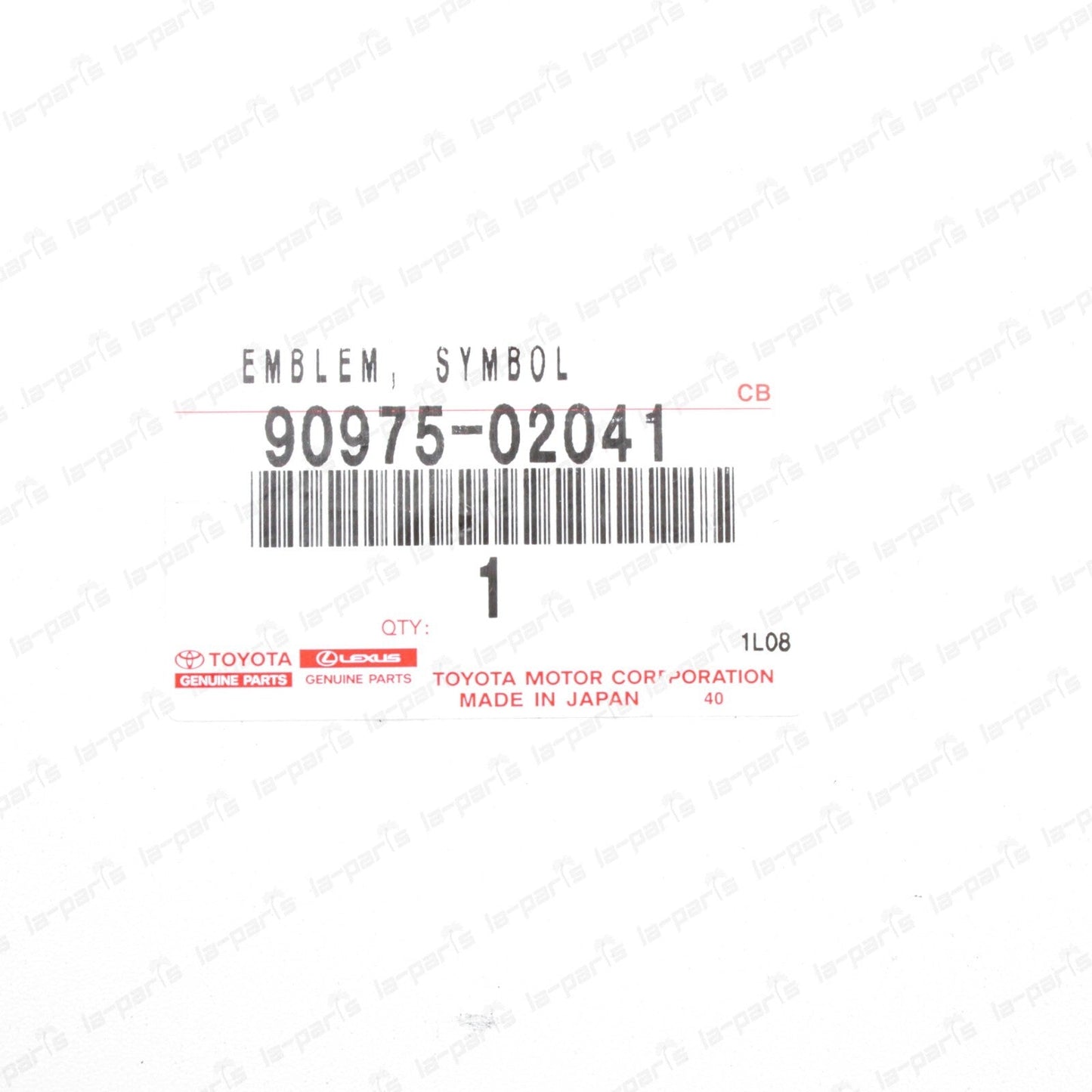 New Genuine Toyota 05-06 Camry  03-05 Echo  Front Grill Emblem Logo 90975-02041