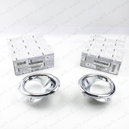 New Genuine Infiniti 11-13 QX56 14-15 QX80 Chrome Fog Light Bezels Left & Right