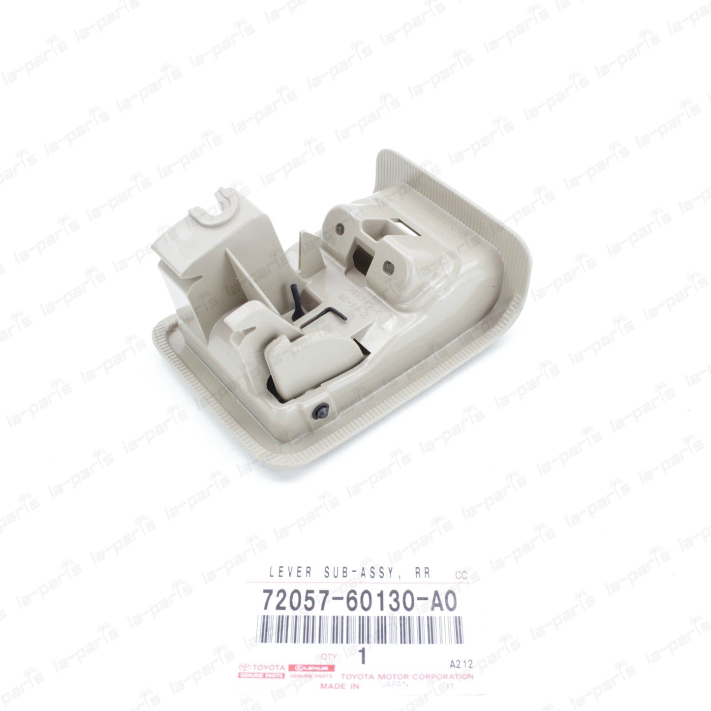 GENUINE TOYOTA LEVER SUB-ASSY, REAR SEAT LOCK CONTROL, RH/LH 72057-60130-A0