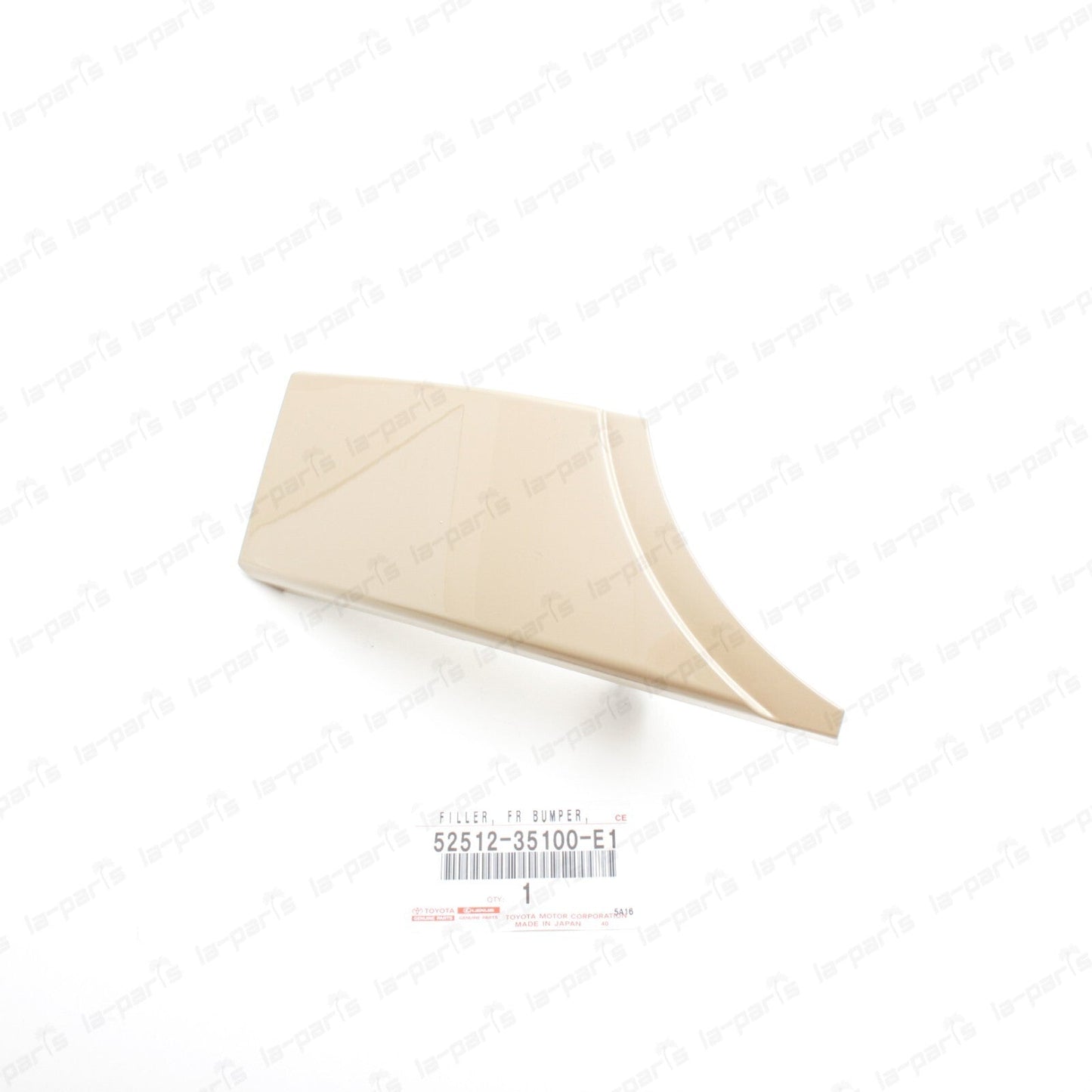 Genuine Toyota 10-14 FJ Cruiser Beige Front Passenger Bumper Filler 5251235100E1