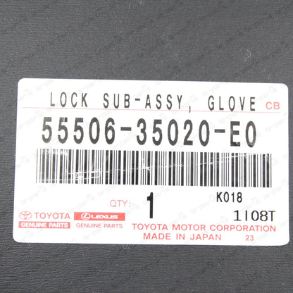 New Genuine OEM Toyota 03-09 4Runner Fawn Color Glove Box Lock 55506-35020-E0