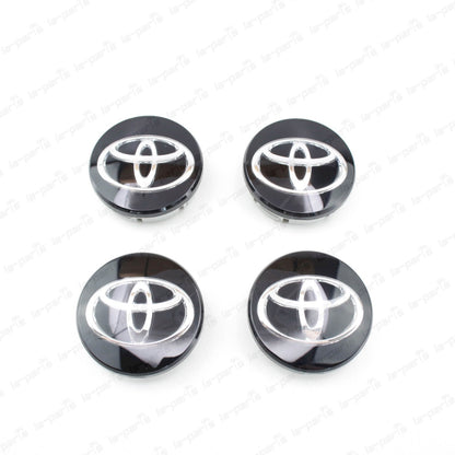 GENUINE TOYOTA 13-16 GT86 86 ZN6 SCION FRS BLACK CENTER WHEEL CAPS JDM SET OF 4