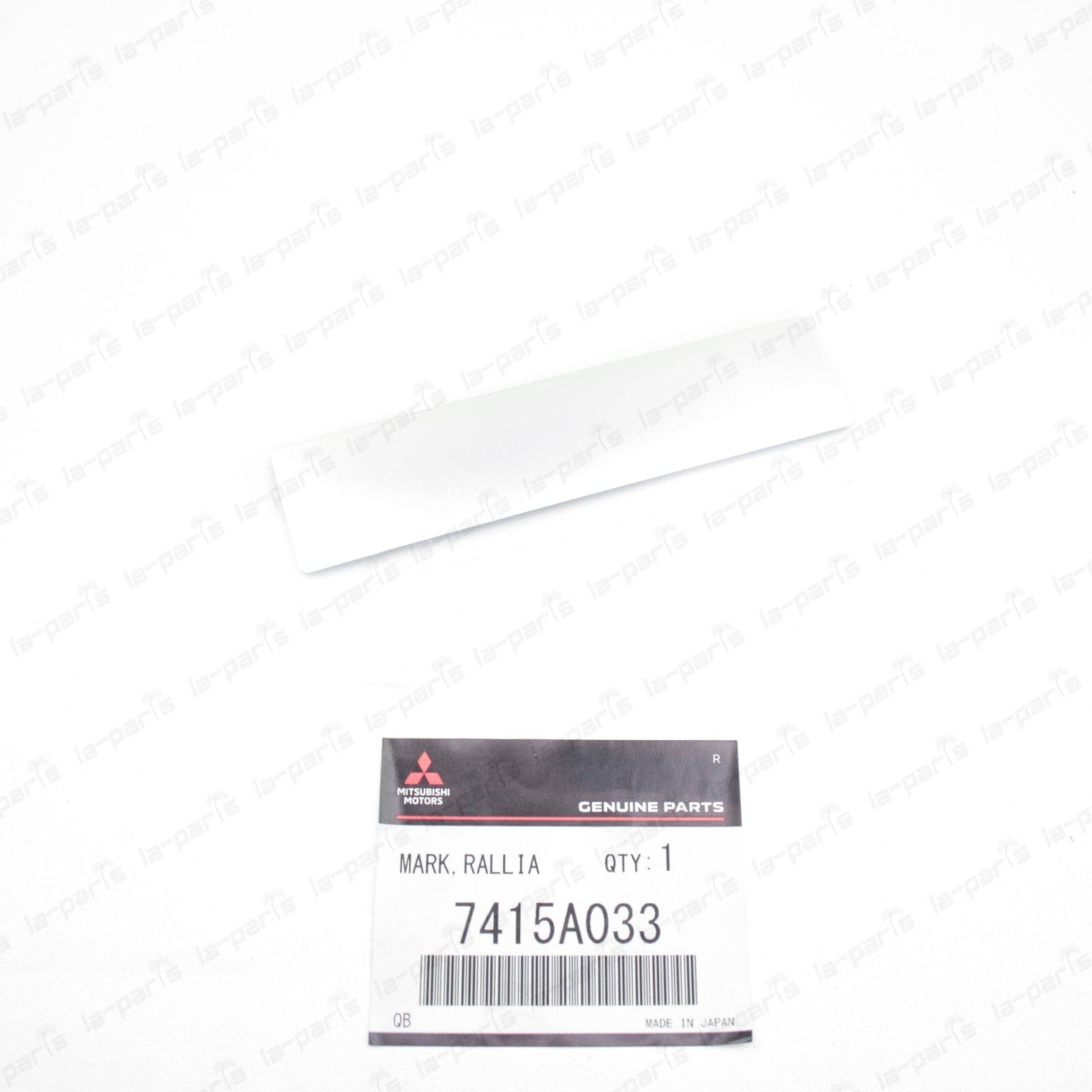 New Genuine OEM Mitsubishi Ralliart Emblem 7415A033 Made in Japan 108x26mm
