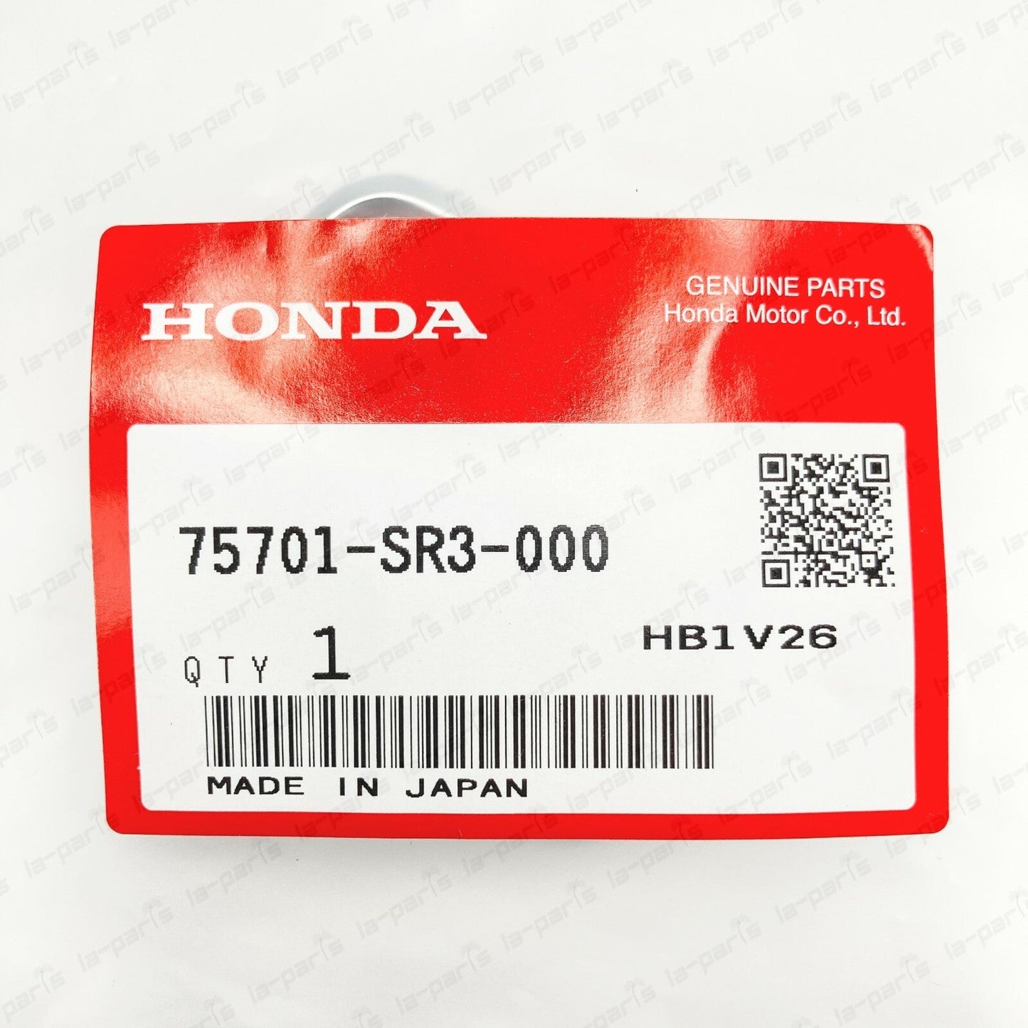 Genuine Honda 92-95 Civic EG Hatchback 3 Door Rear H Emblem Badge Chrome OEM