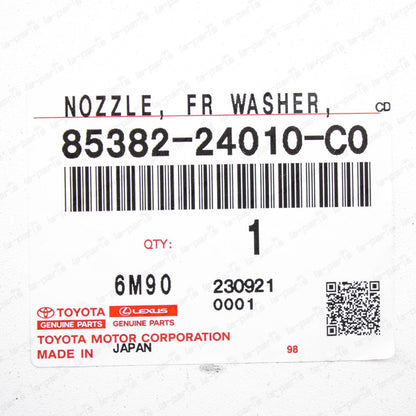 Genuine Lexus 02-05 SC430 Driver Headlight Washer Nozzle Black 85382-24010-C0