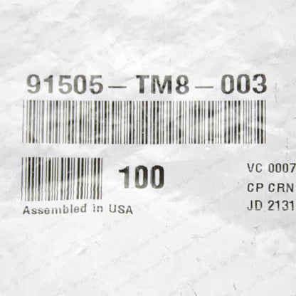 NEW GENUINE HONDA ACURA BUMPER UNDER COVER RETAINER CLIP 91505-TM8-003 12PCK