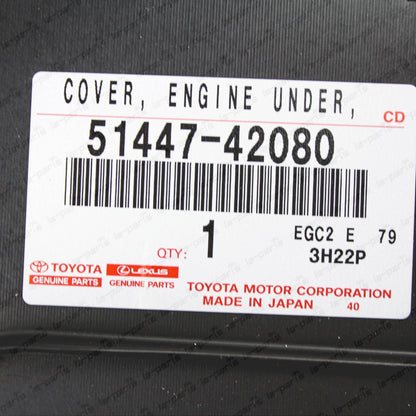New Genuine OEM Toyota 19-22 Rav4 Venza 2.5L Engine Under Cover 51447-42080