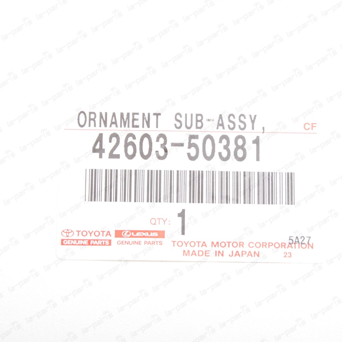 Genuine Lexus RC350 ES300h GS350 UX250 NX300 RX450h Wheel Center Cap 42603-50381