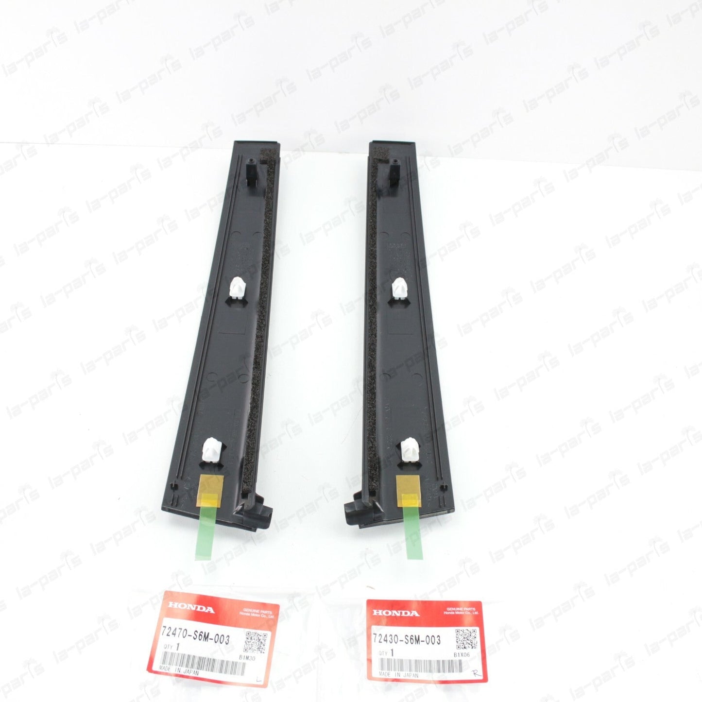 GENUINE HONDA DC5 ACURA 02-06 RSX DOOR GARNISH TRIM PILLAR SASH SET OF RH & LH