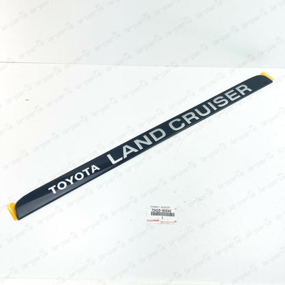 NEW GENUINE TOYOTA 91-97 LAND CRUISER FJ80 FZJ8 REAR LIFTGATE ORNAMENT