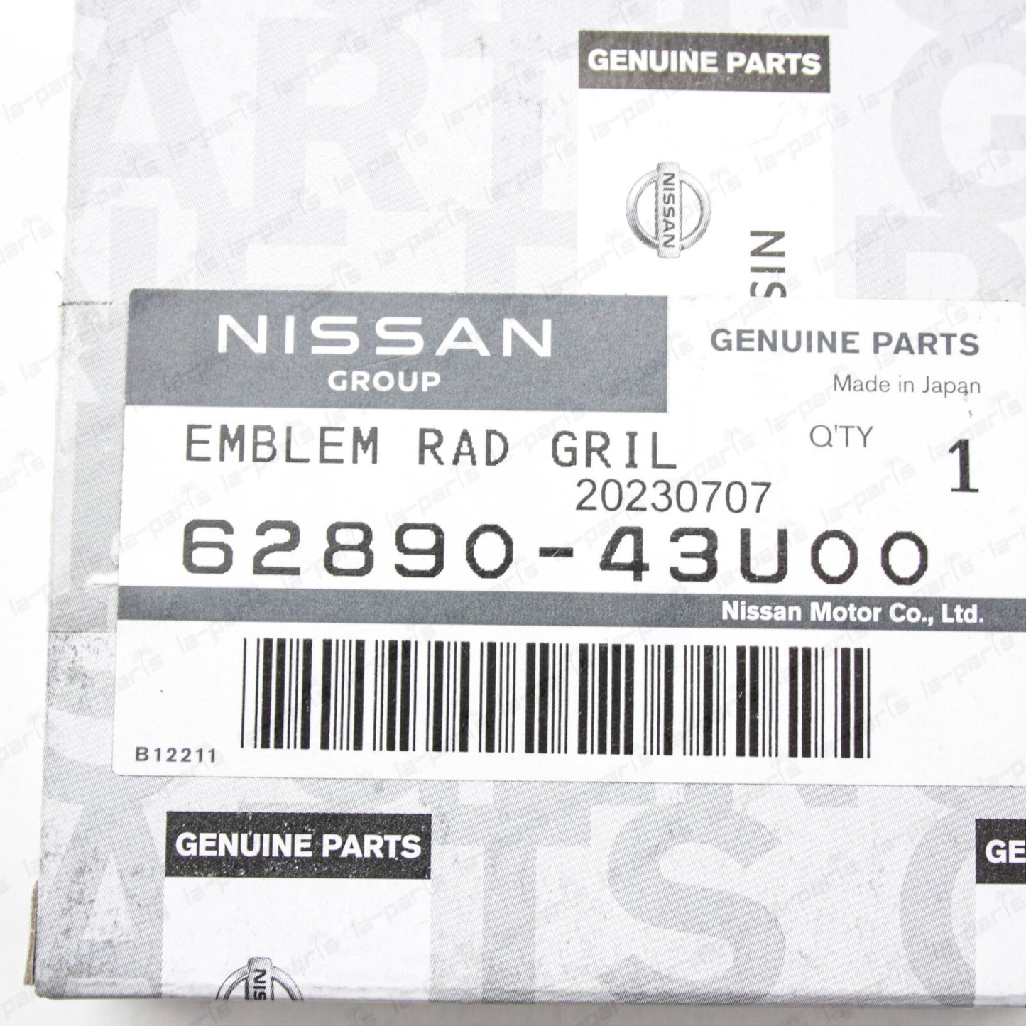 New Genuine OEM Nissan 96-99 Maxima Front Emblem 62890-43U00