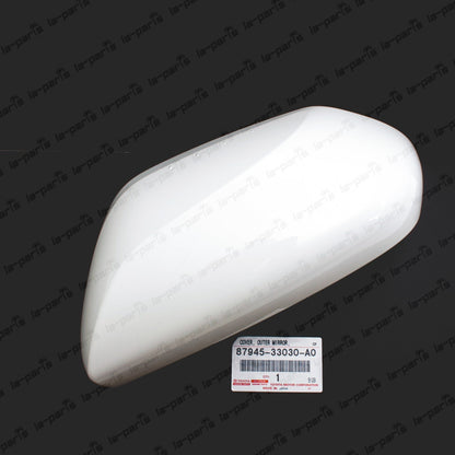 Genuine Toyota 20-22 Prius 18-19 Camry Driver Side Mirror Cover Super White 040