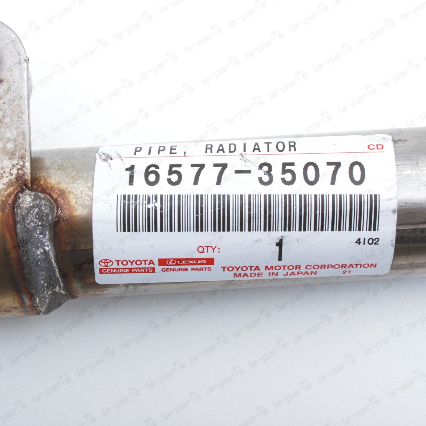 New Genuine Toyota 84-95 4Runner Pickup Radiator Pipe 16577-35070