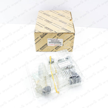 New Genuine Toyota 2005-2011 HILUX Lock Cylinder Set 69005-0K340