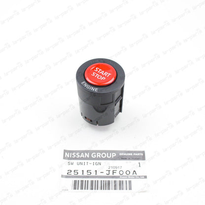 New Genuine Nissan 08-17 R35 GT-R GTR Red Engine Start Button Switch 25151-JF00A
