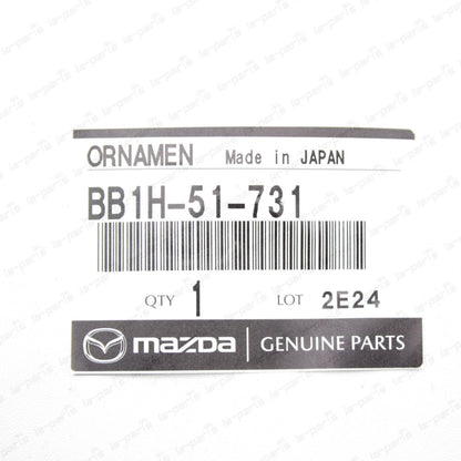 NEW GENUINE MAZDA 1991-1997 MX MIATA FRONT BUMPER CHROME EMBLEM BB1H-51-731